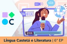 Portada do REA9 para a área de Lingua Castelá e Literatura de 6º de Educación Primaria