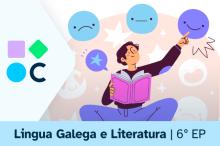 Imaxe da portada do REA4 da materia de Lingua Galega e Literatura de 6º de EP