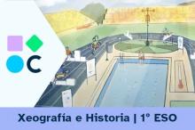 Portada do REA2 para a materia de Xeografía e Historia de 1º de ESO
