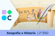 Portada 2 para la materia de Geografía y Historia de 2º de ESO