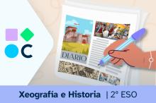 Portada del REA3 para la materia de Geografía y Historia de 2º de ESO