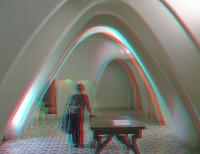 Habitación teito curvo mesa muller