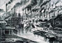 Imaxe de chimeneas de fábricas