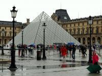 Miniatura piramide Louvre