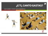 gasto enerxético, gasto calórico e actividade física