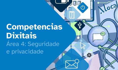 Portada do REA "Competencias Dixitais. Área4: seguridade e privacidade"