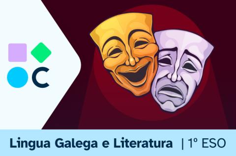 Imagen de la portada del REA6 de la materia de Lengua Gallega y Literatura de 1º de ESO