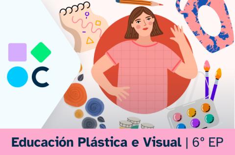 Portada del REA1 para el área de Educación Plástica y Visual de 6º EP