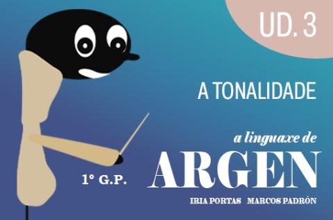 Portada da UD3 do recurso "A linguaxe de Argen"