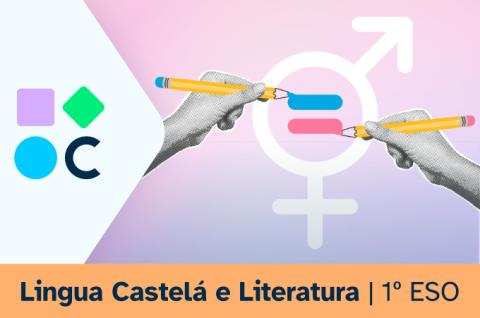 Portada do REA03 de Lingua Castelá e Literatura de 1º de ESO