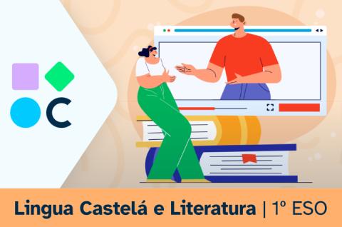 Portada do REA06 de Lingua Castelá e Literatura de 1º de ESO