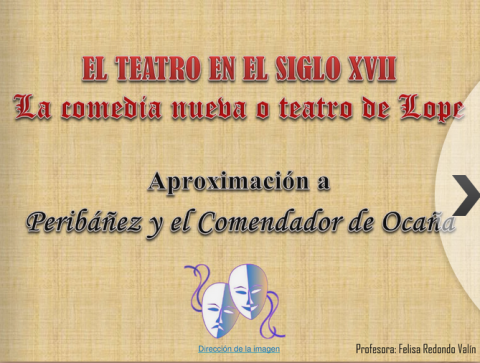 Cartel Teatro século XVII Peribañez Comendador Ocaña