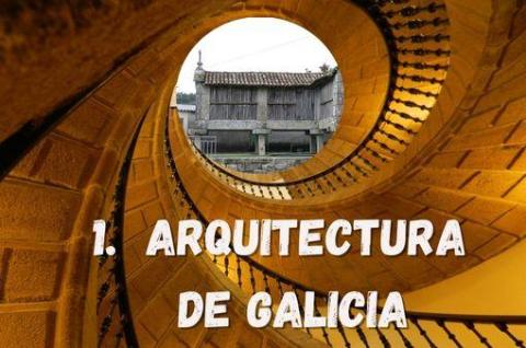 Portada da UD1 do proxecto "Galicia nas artes"