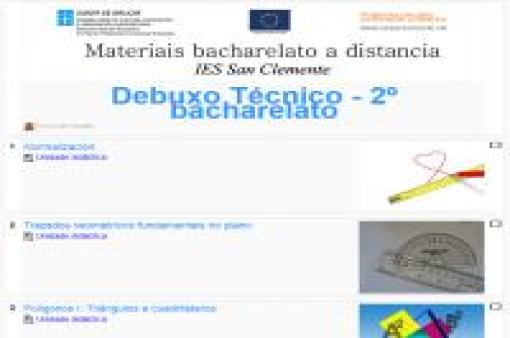 Debuxo técnico. Aula virtual 2º BAC