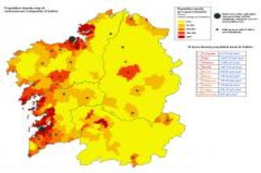 Miniatura mapa Galicia