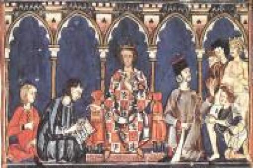 libro dos xoglares ALfonso X e a súa corte.Renacimento