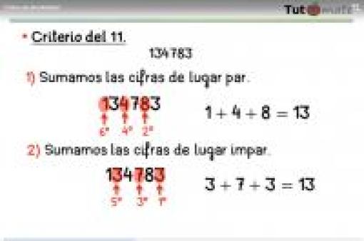 Descomposición dun número en factores primos