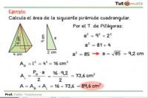 Área e volumen do cilindro.