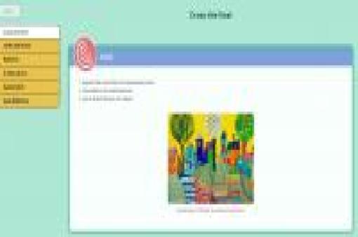 Portada "Arte na aula. Unit 2: Cross the line!"