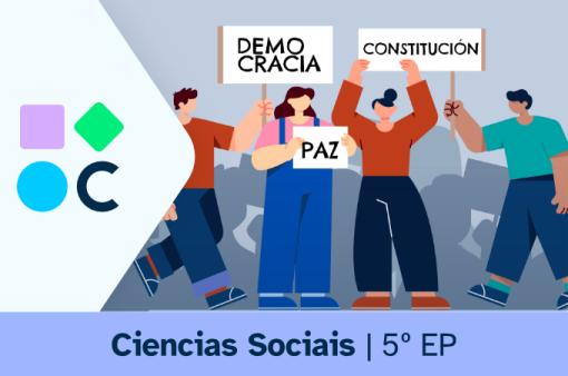 Portada do REA3 para a área de Ciencias Sociais de 5º de Educación Primaria