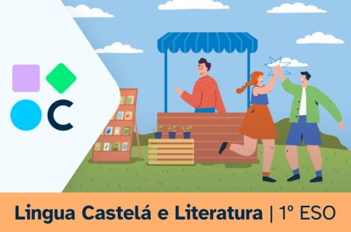 Portada do REA05 de Lingua Castelá e Literatura de 1º de ESO