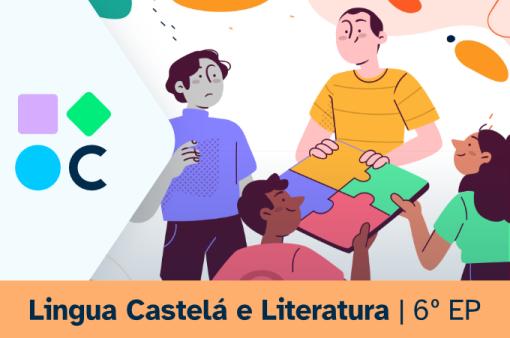 Portada do REA2 para a área de Lingua Castelá e Literatura de 6º de Educación Primaria