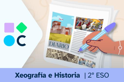 Portada del REA3 para la materia de Geografía y Historia de 2º de ESO