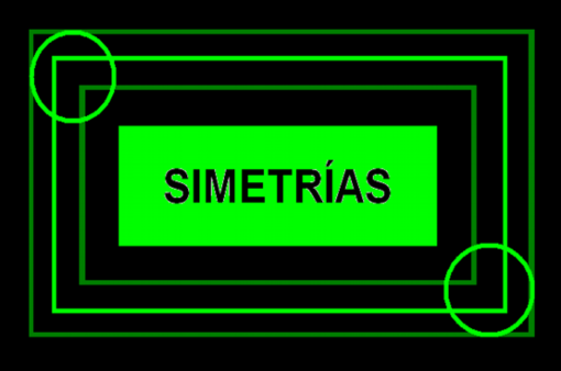 Captura de recurso sobre simetrías