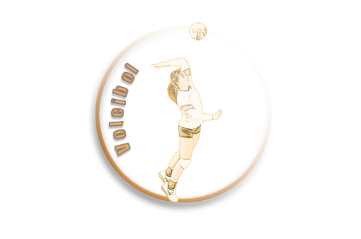 Logo do deporte do voleibol