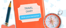 Ilustrativo. Travel diary